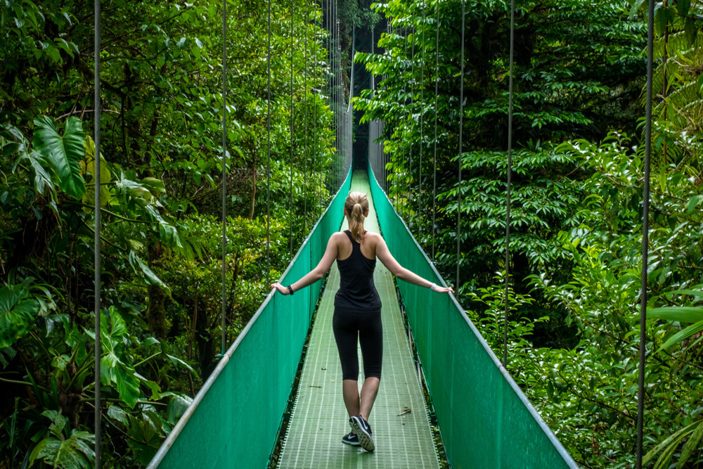 Zip Lines and Hanging Bridges with Sky Adventures in the Monteverde Cloud Forest